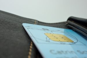 wallet size, card,