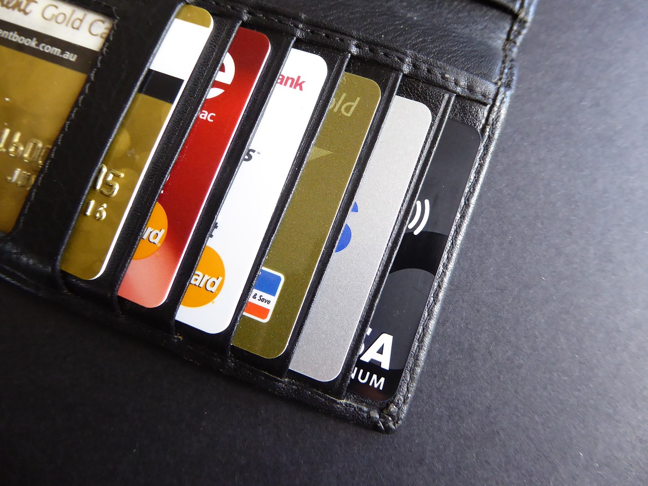 cards in a wallet